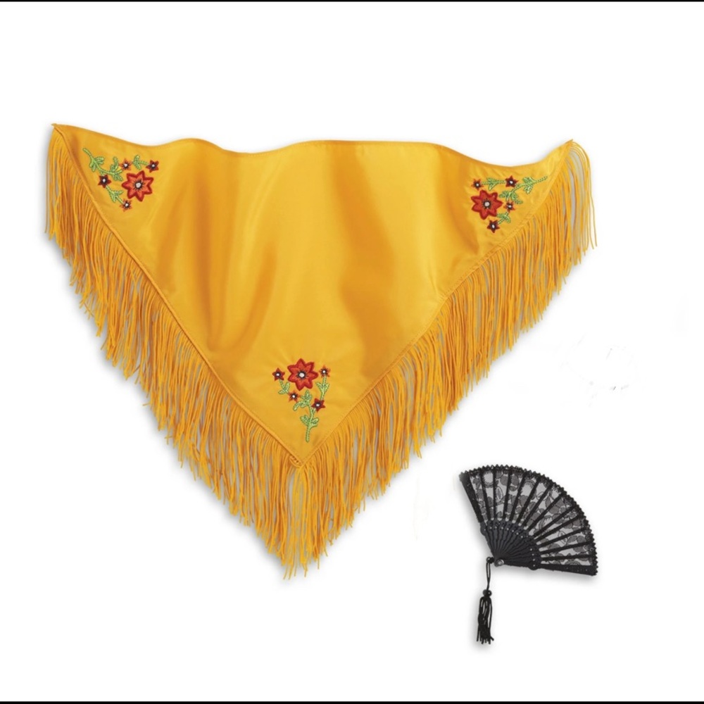 American Girl Josefina Heirloom Shawl and Fan